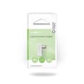 Miniatyrbillede 6 af 6: IEC (Coax) Stik | Vinklet | Han | Nikkelplateret | 75 Ohm | Skru | Kabeldiameter: 7.0 mm | Metal / PVC | Hvid | 2 stk. | Box