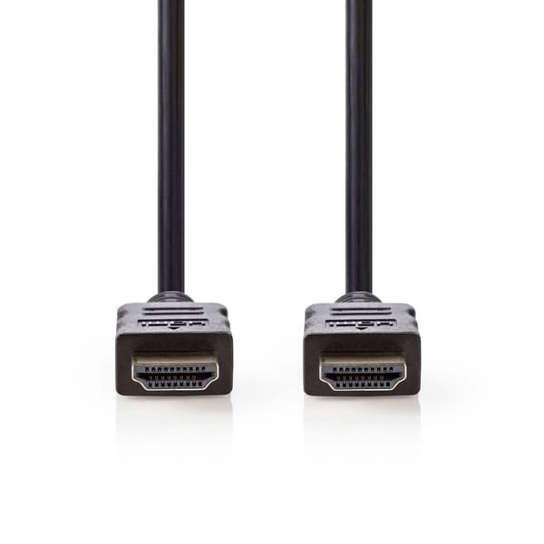 High Speed HDMI ™ Kaapeli Ethernet | HDMI™ liitin | HDMI™ liitin | 4K@30Hz | ARC | 10.2 Gbps | 7.50 m | Pyöreä | PVC | Musta | Label