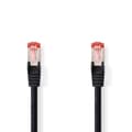 Miniatyrbilde 1 av 2: CAT6 Nettverkskabel | RJ45 Han | RJ45 Han | S/FTP | 15.0 m | Rund | LSZH | Sort | Label
