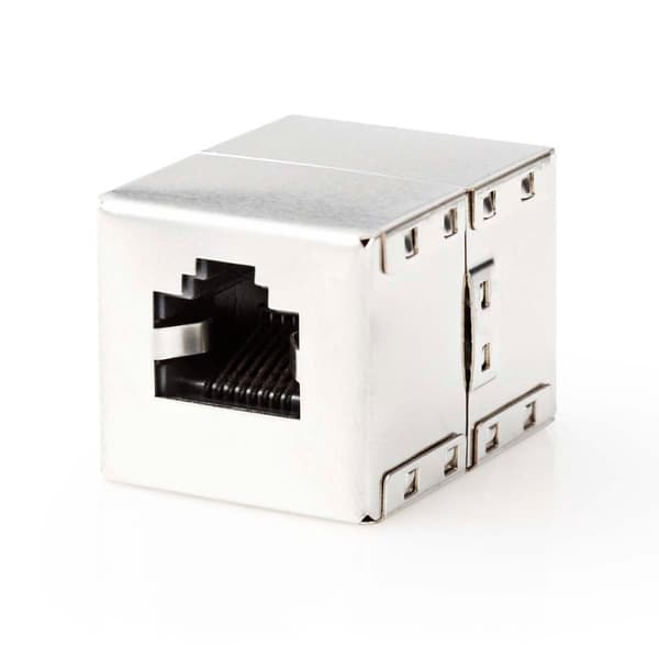Netværkskobling | CAT6 | Skærmet | RJ45 Hun | RJ45 Hun | Lige | Metal | Box