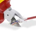 Miniatyrbillede 4 af 5: RJ45-stik | RJ45 Pass Through | Solid UTP CAT5 | Lige | Guldplateret | 10 stk. | PVC | Gennemsigtig | Box