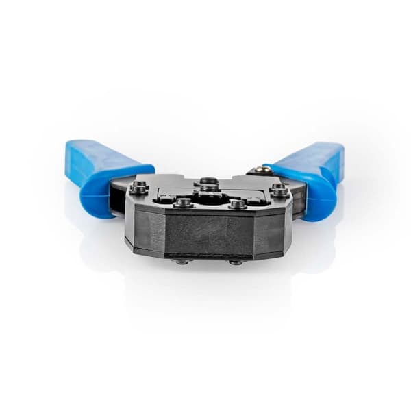 Crimp Tang | CAT5 / CAT5e / CAT6 / CAT6a / RJ10 / RJ11 / RJ45 | Klipper / Plier / Stripping | ABS / Stål | Blå