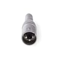 Miniatyrbild 4 av 9: XLR Adapter | XLR 3-stifts hane | 6.35 mm Hona | Nickelplaterad | Rak | Metall | Silver | 10 st. | Låda