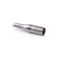 Miniatyrbild 8 av 9: XLR Adapter | XLR 3-stifts hane | 6.35 mm Hona | Nickelplaterad | Rak | Metall | Silver | 10 st. | Låda