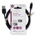 Miniatyrbild 4 av 4: Lightning Kabel | USB 2.0 | Apple Lightning, 8-stifts | USB-A Hane | 480 Mbps | Nickelplaterad | 2.00 m | Rund | PVC | Svart | Label