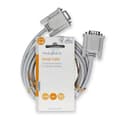 Miniatyrbillede 3 af 3: Seriel kabel | D-SUB 9-Pin han | D-SUB 9-Pin hun | Nikkelplateret | 2.00 m | Runde | PVC | Elfenben | Label