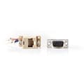 Miniatyrbillede 3 af 4: Seriel adapter | Adapter | D-SUB 9-Pin han | RJ45 Hun | Nikkelplateret | Elfenben | Box