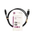 Pikkukuva 3 / 3: USB kaapeli | USB 3.2 Gen 1 | USB-A Uros | USB-C™ Uros | 15 W | 5 Gbps | Niklattu | 1.00 m | Pyöreä | PVC | Musta | Label