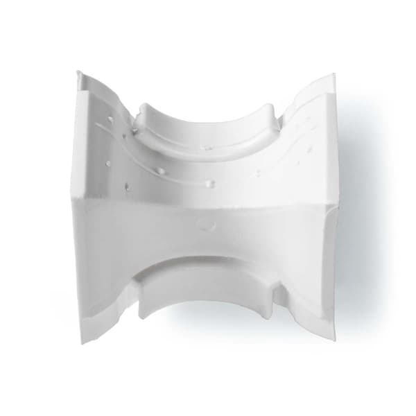 Kabel Management | Kanal | I hjørnet | 1 stk. | PVC | Hvid