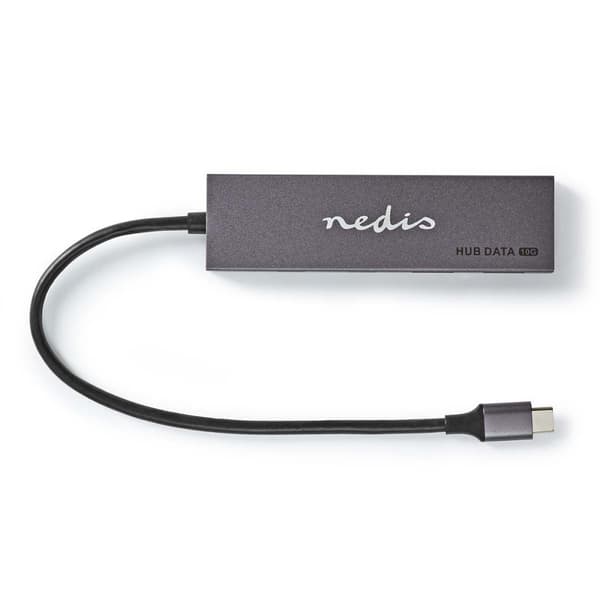 USB-hub | 1x USB-C™ 3.2 Gen 2 Male | 2x USB-A 3.2 Gen 2 Female / 2x USB-C™ 3.2 Gen 2 Female | 4-Port port(s) | USB 3.2 Gen 2 | USB Drevet | 10 Gbps