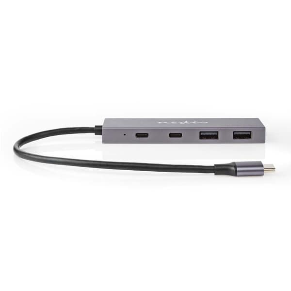 USB-hub | 1x USB-C™ 3.2 Gen 2 Male | 2x USB-A 3.2 Gen 2 Female / 2x USB-C™ 3.2 Gen 2 Female | 4-Port port(s) | USB 3.2 Gen 2 | USB Drevet | 10 Gbps