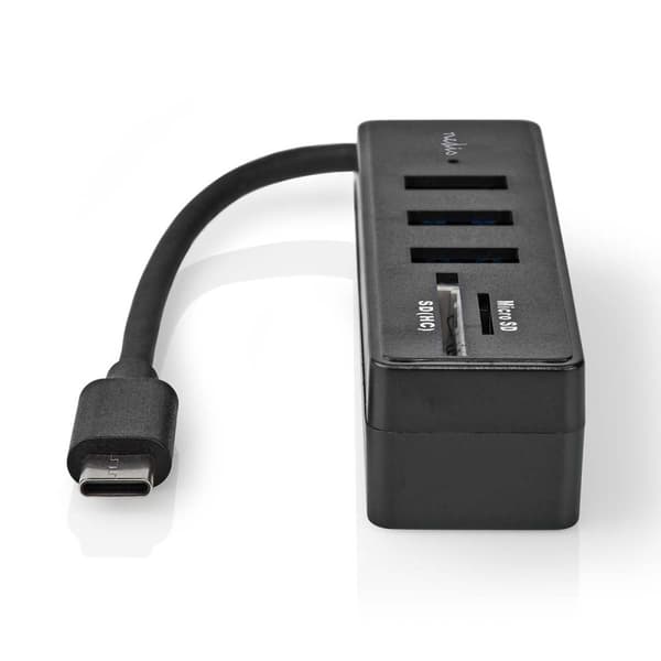 USB-hubb | 1x USB-C™ | 3x USB A hona | 5-Port port(s) | USB 3.2 Gen 1 | USB ström | 5 Gbps | SD & MicroSD