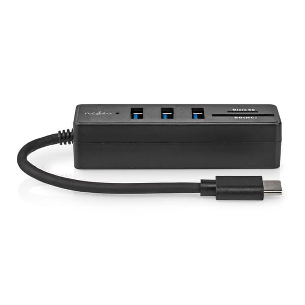 USB-hubb | 1x USB-C™ | 3x USB A hona | 5-Port port(s) | USB 3.2 Gen 1 | USB ström | 5 Gbps | SD & MicroSD