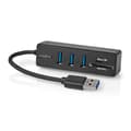Miniatyrbillede 8 af 9: USB-hub | USB-A Han | 3x USB A Hun | 5-Port port(s) | USB 3.2 Gen 1 | USB Drevet | 5 Gbps | SD & MicroSD