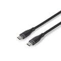 Miniatyrbild 4 av 7: USB-kabel | USB 2.0 | USB-C™ Hane | USB-C™ Hane | 60 W | 480 Mbps | Nickelplaterad | 1.50 m | Rund | Silikon | Svart | Låda