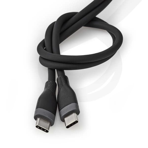 USB-kabel | USB 2.0 | USB-C™ Hane | USB-C™ Hane | 60 W | 480 Mbps | Nickelplaterad | 1.50 m | Rund | Silikon | Svart | Låda