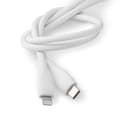 Miniatyrbilde 6 av 7: Lightning Kabel | USB 2.0 | Apple Lightning 8-Pinners | USB-C™ Hann | 480 Mbps | Nikkel belagt | 1.50 m | Rund | Silikon | Hvit | Boks