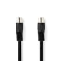 Miniatyrbillede 1 af 2: DIN Audio kabel | DIN 5-Pin Han | DIN 5-Pin Han | Nikkelplateret | 2.00 m | Runde | PVC | Sort | Label