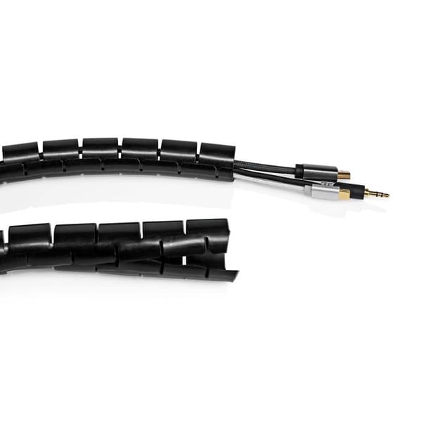 Kabel Ledelse | Spiral erme | 1 stk. | Maksimal kabeltykkelse: 32 mm | PE | Sort