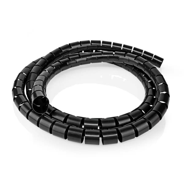 Kabel Ledelse | Spiral erme | 1 stk. | Maksimal kabeltykkelse: 32 mm | PE | Sort