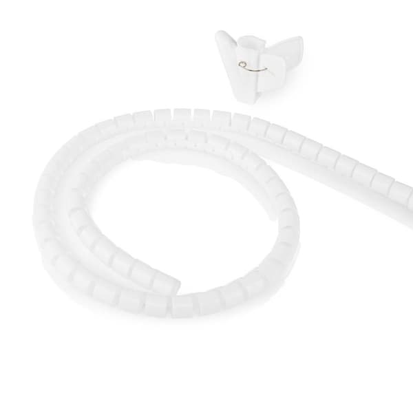 Kabel Ledelse | Spiral erme | 1 stk. | Maksimal kabeltykkelse: 22 mm | PE | Hvit