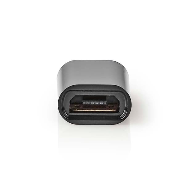 USB-C™ Adapter | USB 2.0 | USB-C™ Hane | USB Micro-B Hona | 480 Mbps | Rund | Guldplaterad | Antracit | Låda