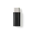 Miniatyrbild 1 av 7: USB-C™ Adapter | USB 2.0 | USB-C™ Hane | USB Micro-B Hona | 480 Mbps | Rund | Guldplaterad | Antracit | Låda