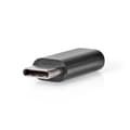 Miniatyrbilde 6 av 7: USB-C™ Adapter | USB 2.0 | USB-C™ Hann | USB Micro-B Hun | 480 Mbps | Rund | Nikkel belagt | Sort | Boks