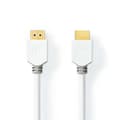 Pikkukuva 1 / 3: High Speed ​​HDMI ™ Kaapeli Ethernet | HDMI™ liitin | HDMI™ liitin | 4K@60Hz | ARC | 18 Gbps | 5.00 m | Pyöreä | PVC | Valkoinen | Laatikko