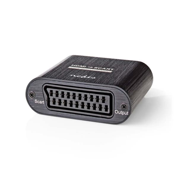 HDMI ™ Converter | HDMI™ Input | SCART Hun | 1-vejs | 480i | 18 Gbps | Metal | Antracit