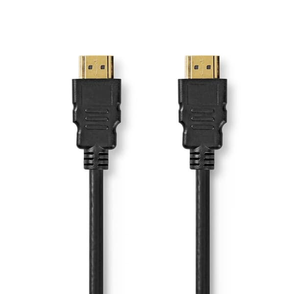 Ultra High Speed ​​HDMI ™ Cable | HDMI ™ -kontakt | HDMI ™ -kontakt | 8K@60Hz | 48 Gbps | 5.00 m | Rund | 6.7 mm | Sort | Boks