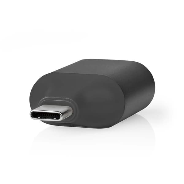 USB-C™ Adapter | USB 3.2 Gen 1 | USB-C™ Hann | VGA Hun 15p | Full HD 1080p | Rund | Nikkel belagt | Grå / Sort | Konvolutt
