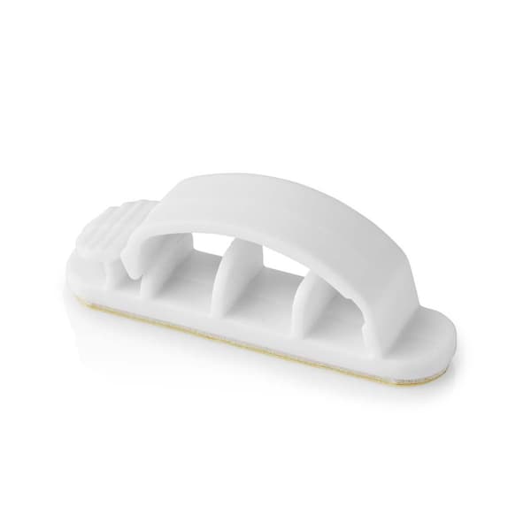 Johdotusjärjestelmä | Kaapeli Clip | Kiinni | 3 kpl | Paikkojen määrä: 3 Paikkaa | Suurin kaapelin paksuus: 7.5 mm | Polypropylene | Valkoinen
