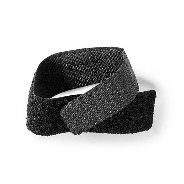 Kabel Ledelse | Hook og Loop | Låst | 6 stk. | Nylon | Sort
