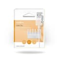 Miniatyrbilde 9 av 9: Kabel Ledelse | Kabelklips | Klikk og Go | 2 stk. | Antall plasser: 5 Spor | Maksimal kabeltykkelse: 7.1 mm | Polypropylene | Hvit