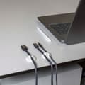Miniatyrbillede 8 af 9: Kabel Management | Kabelklips | Klik og Go | 4 stk. | Antal slots: 3 Pladser | Maksimal tykkelse på kabel: 5.3 mm | TPE | Hvid