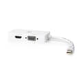 Miniatyrbild 6 av 8: Displayport-adapter | Mini DisplayPort Hane | DVI-D 24+1-Pin Hona / HDMI™ Hona / VGA hona 15p | 4K@60Hz | Nickelplaterad | Omkopplingsbar | 0.20 m | R