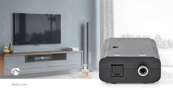 Digitaalinen Audiomuunnin | Yksisuuntainen | Tuloliitäntä: 1x S/PDIF | Lähtöliitäntä: TosLink Naaras | Ohjekirja | Musta