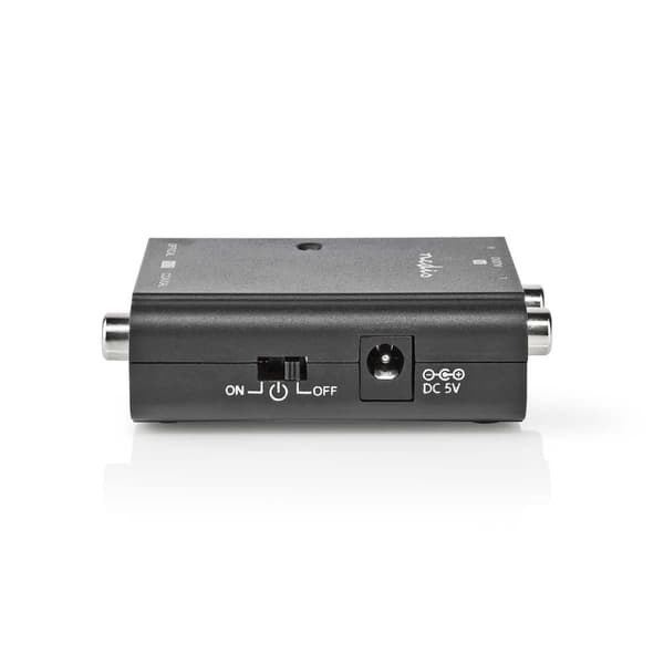Digitaalinen Audiomuunnin | Yksisuuntainen | Tuloliitäntä: 2x RCA Naaras | Lähtöliitäntä: 1x S/PDIF (RCA) naaras / 1x TosLink naaras | ARC | Ohjekirja