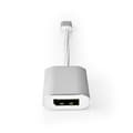 Miniatyrbillede 4 af 7: USB-C™ Adapter | USB 3.2 Gen 1 | USB-C™ Han | DisplayPort Hun / USB-C™ Hun | 4K@60Hz | Power delivery | 0.20 m | Runde | Guldplateret | Flettet / Nylo