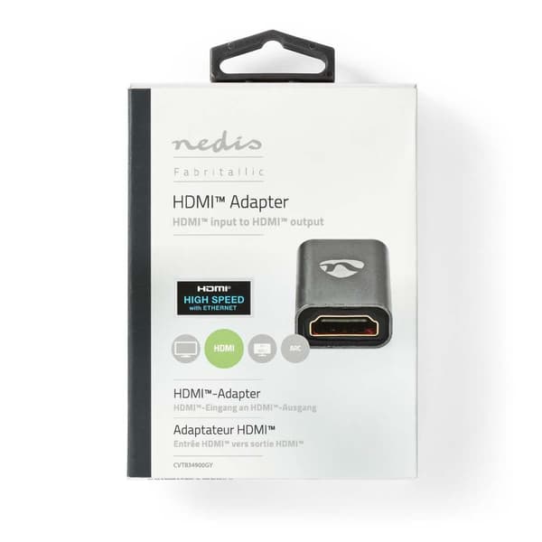HDMI ™ Repeater | 20,0 m | 4K@30Hz | 10.2 Gbps | Aluminium | Gun Metal Grå