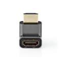 Miniatyrbild 3 av 9: HDMI™ Adapter | HDMI™ Hane / HDMI™ Kontakt | HDMI™ Hona / HDMI™ Utgång | Guldplaterad | Vinklat 270° | Aluminium | Grått Med Metall | 1 st. | Kartong