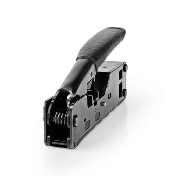 Crimp Tang | CAT5 / CAT5e / CAT6 / CAT6a / CAT7 / RJ12 / RJ45 | Klipper / Plier | ABS / Stål | Sort