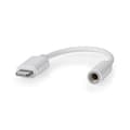 Miniatyrbillede 4 af 5: Lightning Adapter | Apple Lightning 8-pin | 3.5 mm Hunstik | Nikkelplateret | 0.10 m | Runde | PVC