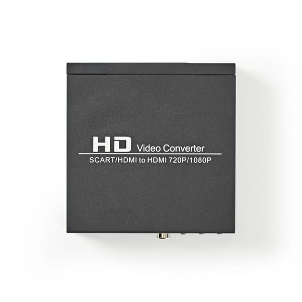 HDMI ™ Converter | SCART Hunn | HDMI™ Utgang / 1x 3,5 mm lydutgang / 1x digital lyd | 1-veis | 1080p | 1.65 Gbps | Aluminium | Antrasitt