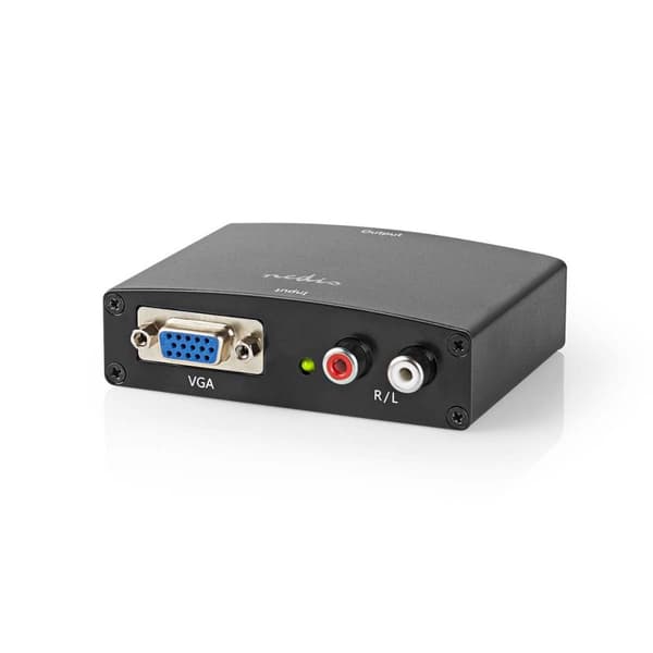 HDMI ™ Omvandlare | VGA Female / 2x RCA Hona | HDMI™ utgång | Envägs | 1080p | 1.65 Gbps | Aluminium | Antracit