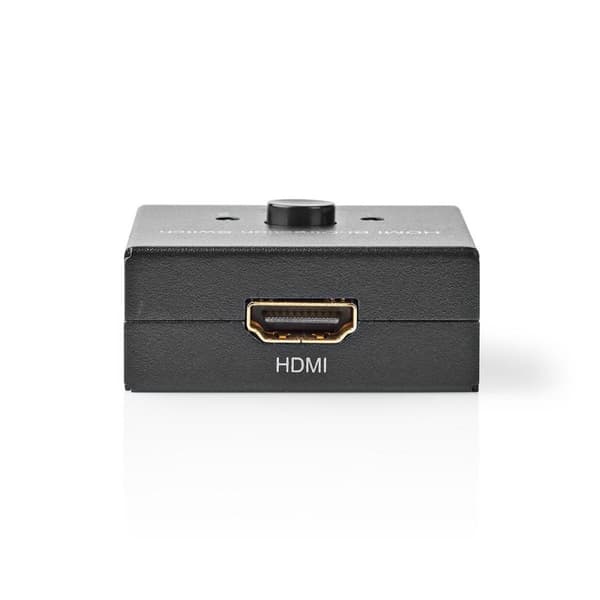 HDMI ™ Switch | 3-Port port(s) | 1x HDMI™ Ingång / 2x HDMI™ Ingång | 1x HDMI™ utgång / 2x HDMI™ utgång | 4K@60Hz | 6 Gbps | Metall | Antracit