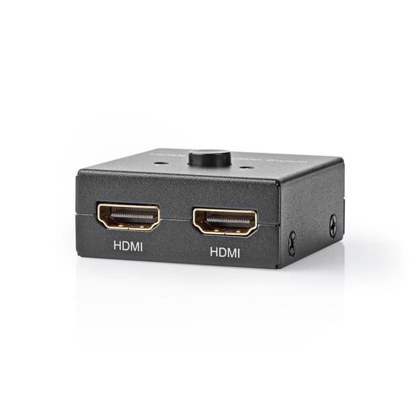 HDMI ™ Switch | 3-Port port(s) | 1x HDMI™ Ingång / 2x HDMI™ Ingång | 1x HDMI™ utgång / 2x HDMI™ utgång | 4K@60Hz | 6 Gbps | Metall | Antracit