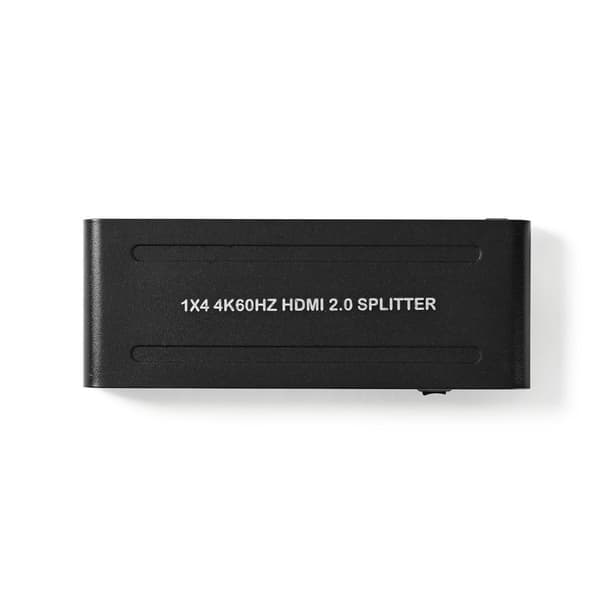 HDMI ™ Splitter | 4-Port port(s) | HDMI ™ -inngang | 4x HDMI™ Utgang | 4K@60Hz | 18 Gbps | Metall | Antrasitt