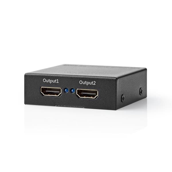 HDMI ™ Splitter | 2-Port port(s) | HDMI™ ingång | 2x HDMI™ utgång | 4K@60Hz | 18 Gbps | Metall | Antracit